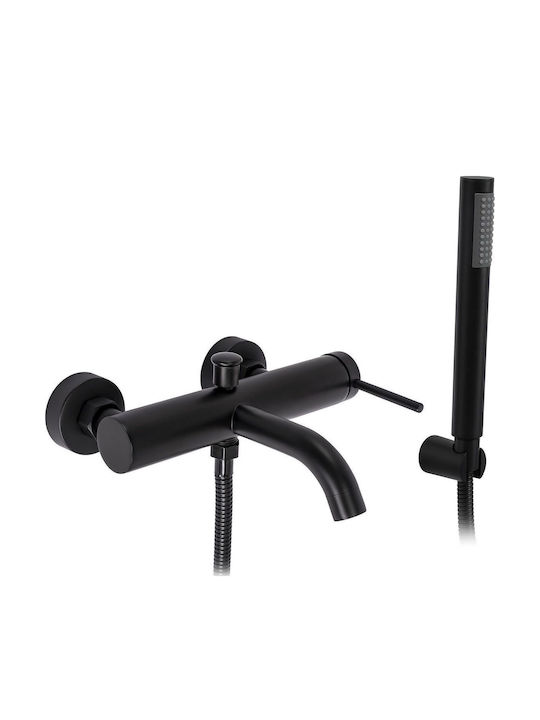 Rea Spot Mixing Bathtub Faucet Complete Set Black