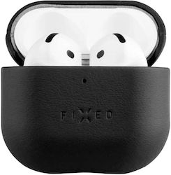 Fixed Podsleather Θήκη Δερμάτινη σε Μαύρο χρώμα για Apple AirPods 4 Fixed Podsleather Θήκη Δερμάτινη σε Μαύρο χρώμα για Apple AirPods 4