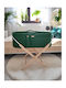 Boho Handmade Moses Basket Stand Bottle Green