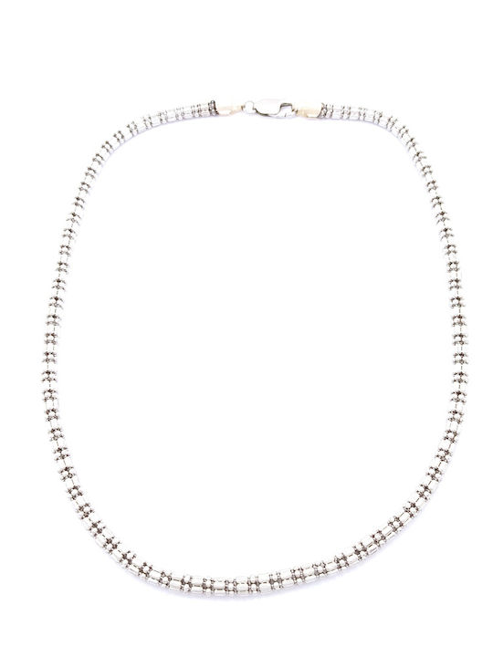 PS Silver Ασημένια Αλυσίδα Λαιμού Μήκους 52cm