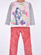 Set Winter 2pcs Ecru-coral