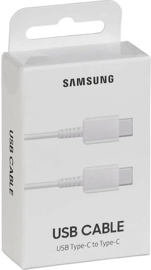 Samsung USB 2.0 Cable USB-C Male - USB-C 60W PD White 1m ep-da705bwegww