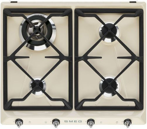 Smeg Котлон на природен газ Автономен 59.5x50εκ. Бежов