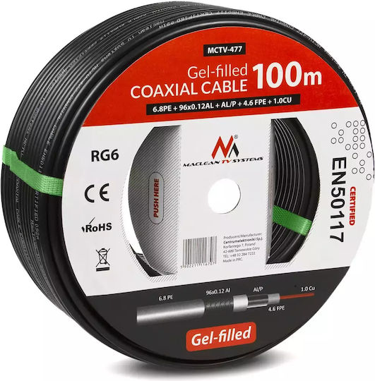 Maclean Energy Cable Coaxial 100m (MCTV-477) 1pcs