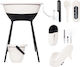 Luma Βabycare Babybadewanne mit Ständer Ecru