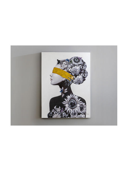 Perfil Ii 498159 – Πίνακας Acrylic 90x120cm Χρυσές Λεπτομέρειες