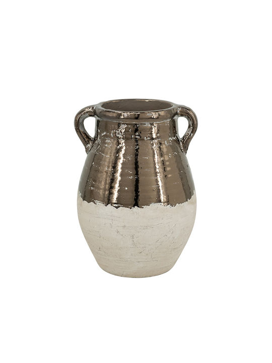 Artekko Decorative Vase Candia Orange 24.5x24.5x33cm