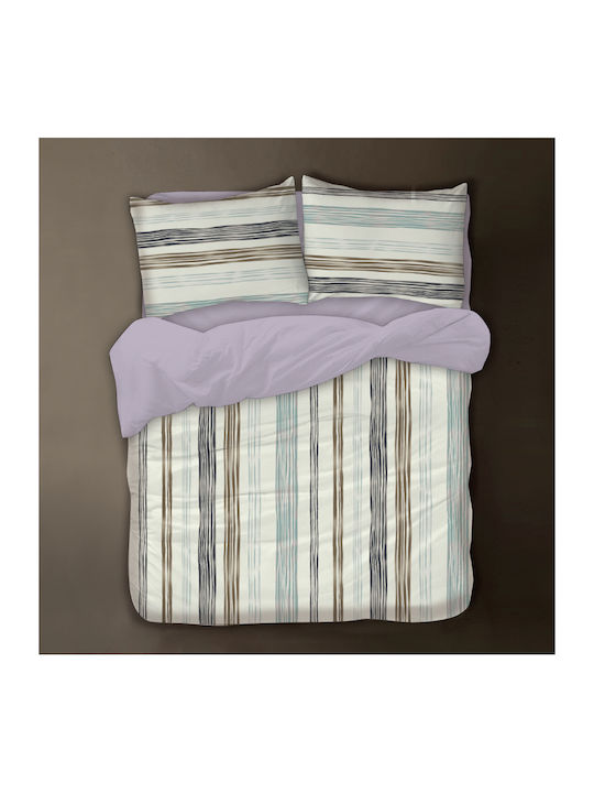 Isadore Lorraine Duvet Cover Set Single with Pillowcase 160x240 Special Edition Lilac