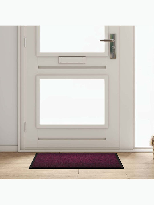 vidaXL Πατάκι Εισόδου Μπορντό 60x80εκ.
