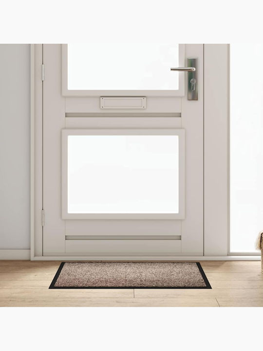 vidaXL Πατάκι Εισόδου Μπεζ 60x80εκ.