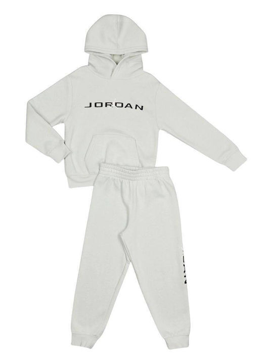 Jordan Παιδικό Σετ Φόρμας Light Silver