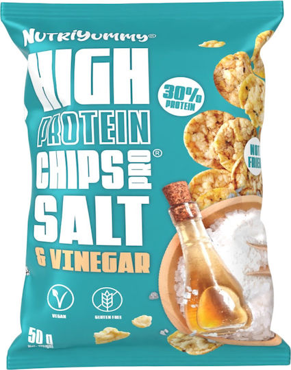 Nutriyummy Chipsuri High Protein cu Oțet și Sare 50g