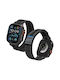 Spigen Armband Stoff Schwarz (Apple Watch 44/45/46mm/Ultra 49mm)