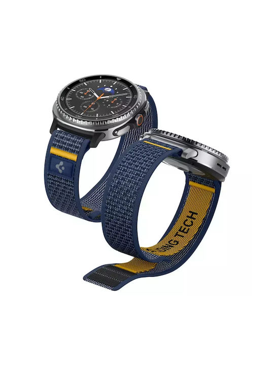 Spigen Armband Stoff Blau (Galaxy Watch 8 / 8 Classic)