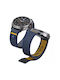 Spigen Armband Stoff Blau (Galaxy Watch 8 / 8 Classic)