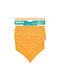 Baboo Baby Burp Cloth Portocaliu 25x25εκ. 2buc