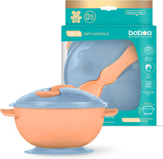 Baboo Kinderessschale aus Bambus Orange