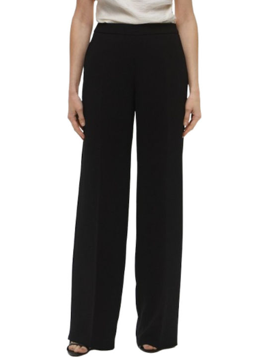Women's Fabric Trousers Black