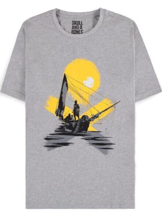 Difuzed Skull Bones T Shirt Lost At Sea M