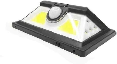 Set 12 Lămpi Solare de Perete 0.55W Alb Rece 5500K cu Senzor de Mișcare IP64 5.5buccm