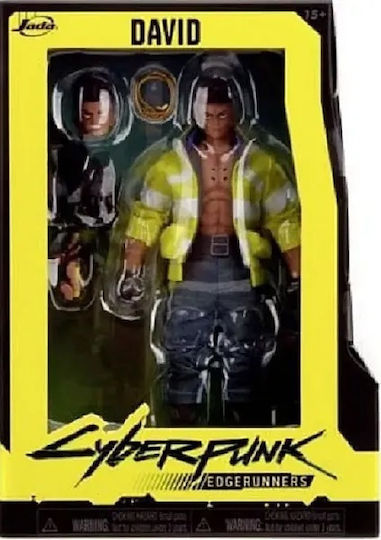 Jada Toys Cyberpunk Edgerunners Diecast Mini Figure David Box 15cm