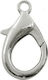 Fermoar Solid Metal Papagal 10 X 18 mm 027 Argintiu Antic