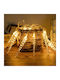LED Lights 2.85 m Warm White Battery-Powered Meteor Type