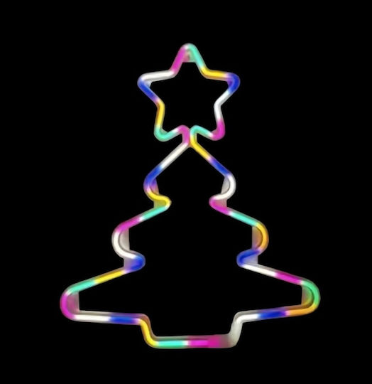 Christmas Decorative Illuminated Plastic Tree Light Tube 50cm IP44 Electric Tree