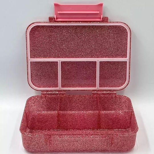 Pandaboo Plastic Kids' Food Container Pink