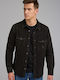 Long-sleeved Denim Shirt Gray