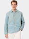 Μακρυμάνικo Overshirt Μπλε