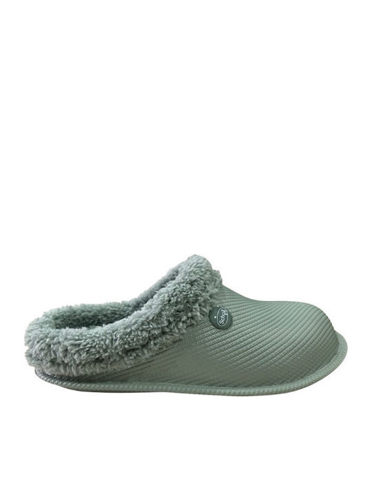 Scholl Neeva Winter Women's Slippers Green