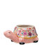 Fankon Flowers Übertopf Keramik Rosa 14x9εκ.