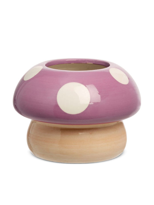 Fankon Flowers Planter Ceramic Multicolour 14x10cm.