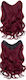 Hairpieces with Clip in Red Color 55.88cm