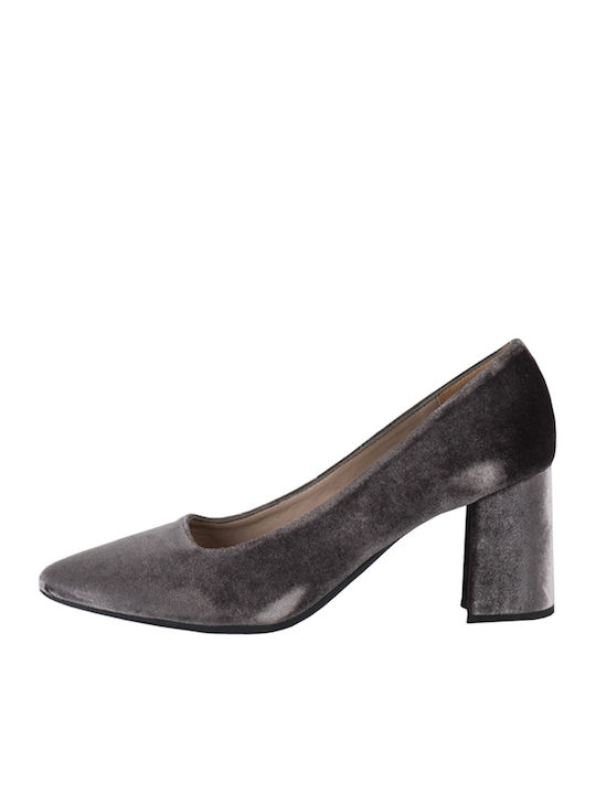 Gray Medium Heels