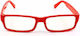 Nerd Clear Ορθογώνιά Παιδικά Γυαλιά Ηλίου Κόκκινα