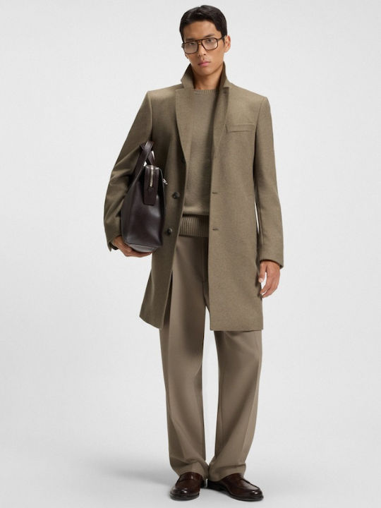 Hugo Boss Herren Mantel Braun 50549187-245 Skroutz Germany