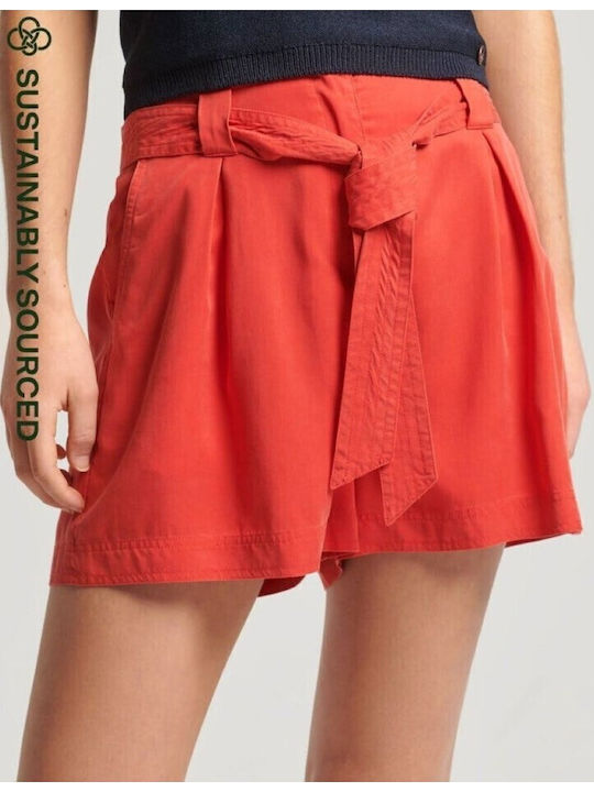 Superdry Women's High-waisted Shorts American Red