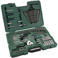 Sata ST09014A Ratschen- und Steckschlüssel-Set mit Kastanien und Haselnüssen 128 Stück Sata ST09014A Ratschen- und Steckschlüssel-Set mit Kastanien und Haselnüssen 128 Stück