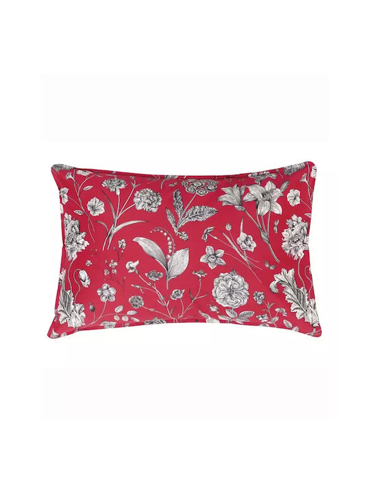 Kentia Alida 17 Kissenbezug-Set Oxford Rot 50x70cm.