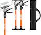 Vevor Cabinet Jack Support Post 2 Pieces Telescopic Quick Support Steel Rod 54-155 Cm Adjustable Third Hand System Capacity Up To 70 Kg Cabinet Installation Drywall Lifting Load Bars