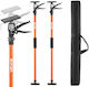 Vevor Cabinet Clamp Support Post 2 Pieces Telescopic Quick Support Steel Rod 116-290 Cm Adjustable Third Hand System Capacity Up To 70 Kg Cabinet Installation Drywall Lifting Load Bars