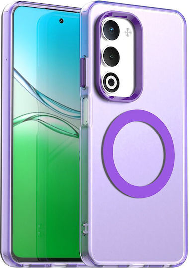 Techsuit Back Cover Plastic / Silicon Violet (Oppo A5)