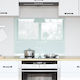 Vidaxl Kitchen Back Panel White 80 X 60 X 0.8 Cm Tempered Glass