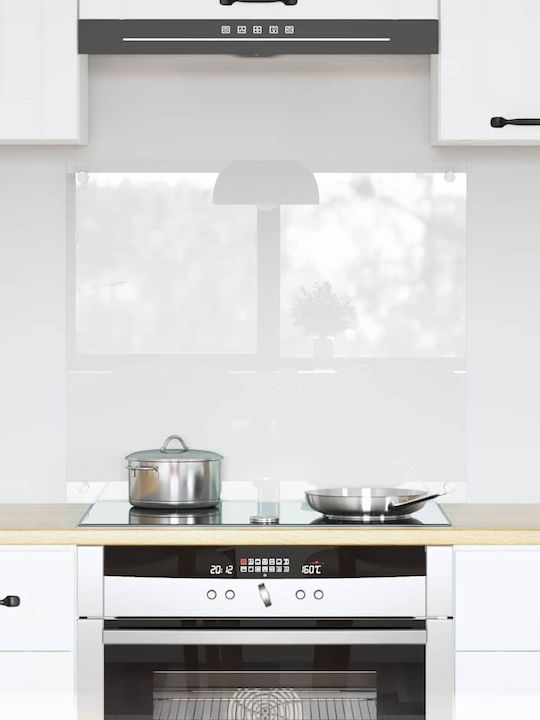 Vidaxl Kitchen Back Panel Transparent 70 X 60 X 0.8 Cm Tempered Glass