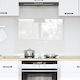 Vidaxl Kitchen Back Panel Transparent 80 x 60 x 0.8 cm Tempered Glass