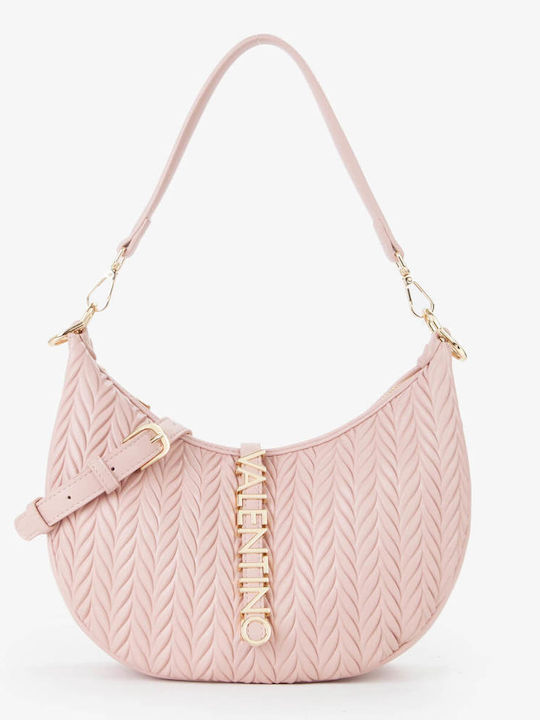 Valentino Bags Faniare Γυναικεία Τσάντα Ώμου Ροζ