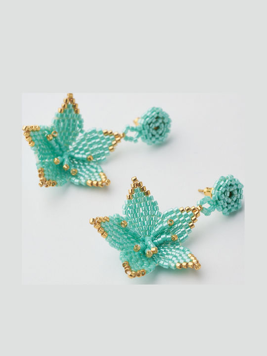 The Gem Stories Earrings made of Silver Gold Plated with Stones