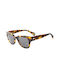 Belstaff Unisex Sunglasses with Brown Tartaruga Plastic Frame and Gray Lens